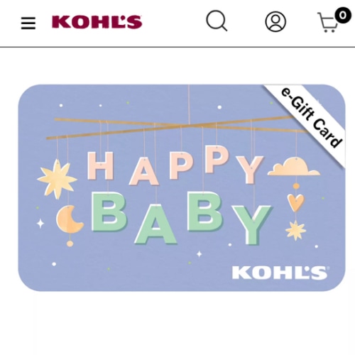 Khol’s E-Gift Card
