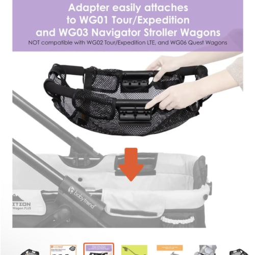 Baby Trend Stroller Wagon Infant Car Seat Adapter | Compatible With Most Infant Car Seats