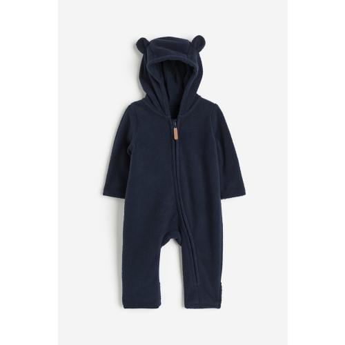 Hooded Fleece Jumpsuit