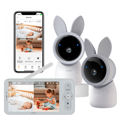 Arenti AInanny 2K UHD Video Baby Monitor with 5 Inch LCD Screen