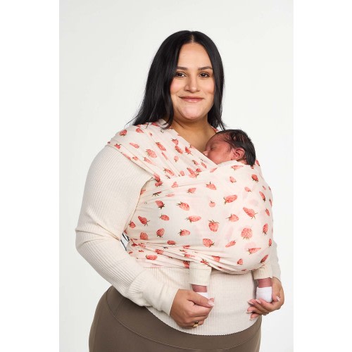 Strawberry Stretchy Baby Wrap – Baby Tula US