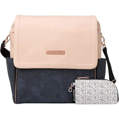 Petunia Pickle Bottom Boxy Backpack, Diaper Bag, Stylish Baby Bag, Spacious Backpack, On-The-Go Moms, Indigo Blush