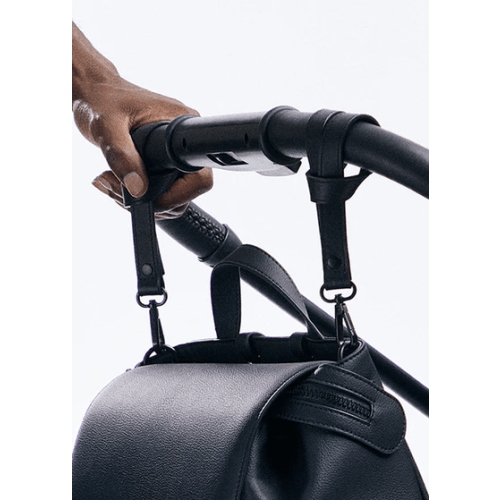 Stroller Hooks (Vegan) Black/Black