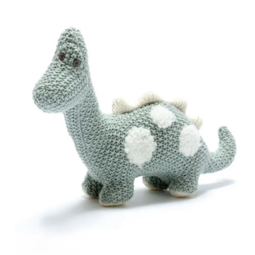 Cotton Small Diplodocus Dinosaur Plush Toy