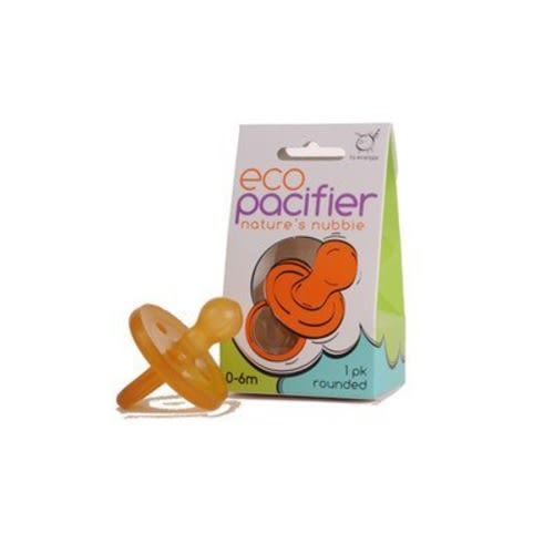 Ecopiggy Rounded Natural Pacifier (1pk) (0-6m)