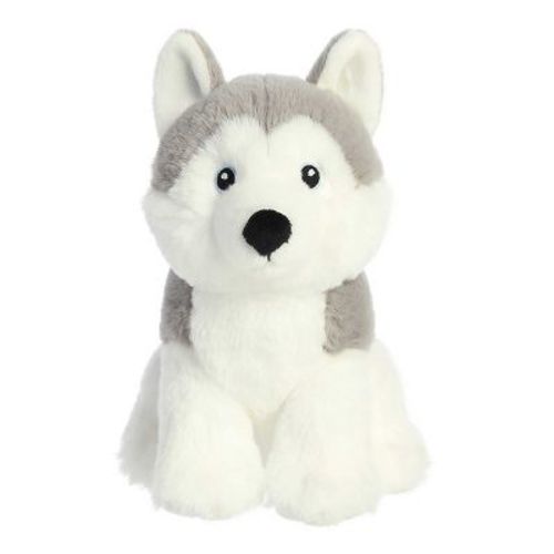 Aurora Small Husky Eco Nation Eco-Friendly Stuffed Animal White 8"