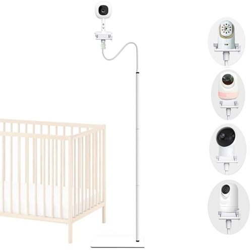 Baby Monitor Floor Stand Mount Holder for Nanit Pro & Flex Stand/Infant DXR 8 & DXR-8 Pro/Momcozy/eufy/Philips Avent/Babysense 5.5 Max View Baby Monitor