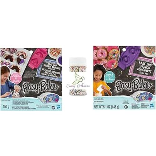 Easy Bake Oven Mixes Donuts and Brownies Plus Sprinkles for Kids