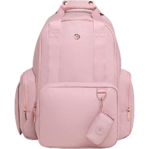 Huggies Signature Hug Pack Diaper Backpack, Bridal Rose, O/S