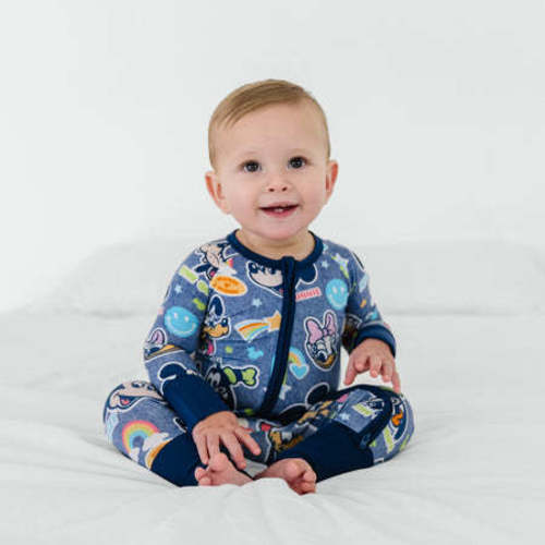Little Sleepies Mickey's Clubhouse Zippy - Blue