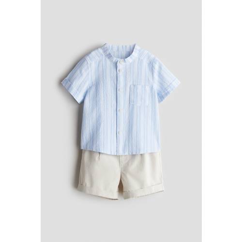 2-PIECE SHIRT AND SHORTS SET