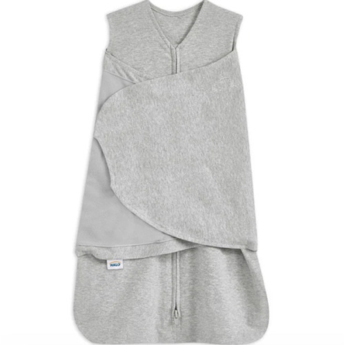 Heather Gray Cotton Swaddle - Newborn | HALO