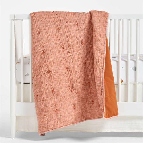Ivory Cotton Crib Skirt