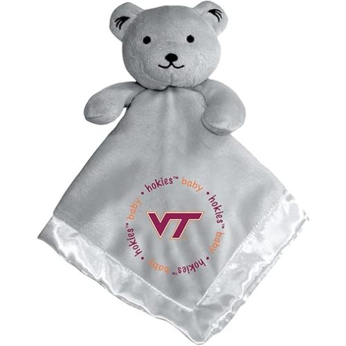 Baby Fanatic NCAA Virginia Tech Hokies Security Bear Blanket, One Size, Gray