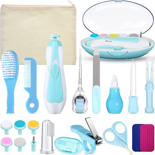 Baby Healthcare Grooming Kit 32 in 1 Baby Newborn Electric Nail Trimmer Set Baby