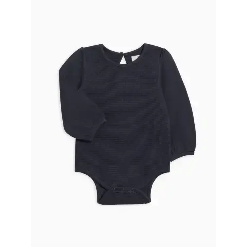 Jill Waffle Knit Long Sleeve Bodysuit