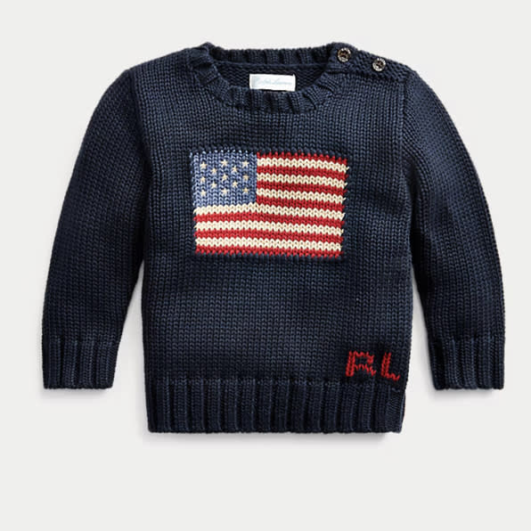 Baby Boy The Iconic Flag Sweater | Ralph Lauren