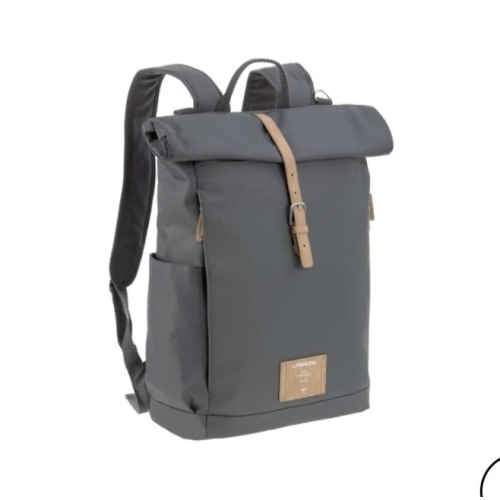 Lassig Rolltop Diaper Backpack- Anthracite