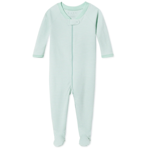 LAKE | Baby | Pima Cotton Pajamas | Parisan Green Baby Sleeper