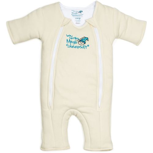 Baby Merlin's Magic Sleepsuit - Infant Swaddle Transition Product - Cotton - Cream - 3-6 Months - Unisex