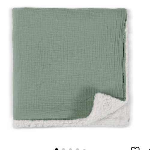Soft Muslin Cotton Baby Blanket - Breathable and Lightweight Blanket Keeps Your Newborn Baby Girl Or Boy Cozy and Warm - Perfectly Sized for Any Stroller or Car Seat