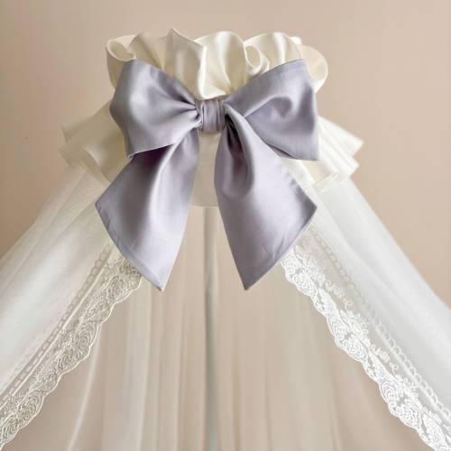 Baby baldachin, Nook baldachin, Nursery canopy, Canopy for girl boy, Bed canopy, Crib canopy, Milk canopy with bow, Nursery bed canopy