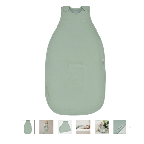 4 Season® Ultimate Baby Sleep Bag, Merino Wool & Organic Cotton, Aloe