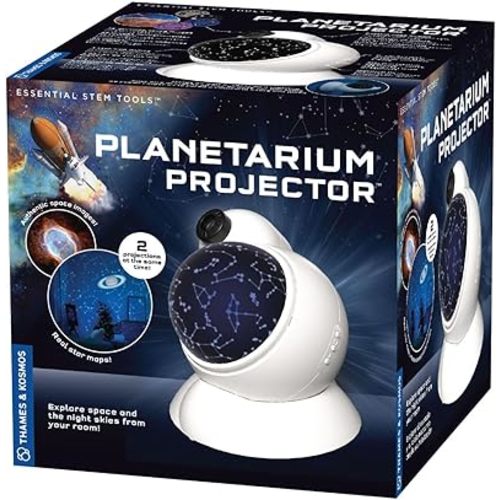 The Thames & Kosmos Planetarium Projector Essential STEM Tool | Illuminate Your Room as a Planetarium Theater | Dual Projector Casts Star Maps & Space-Themed Images from the James Webb Space Telescope