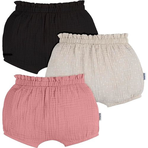 Gerber Baby Girls' 3-Pack Bubble Shorts