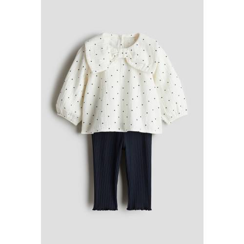 2-piece Blouse and Leggings Set