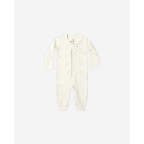Zip Long Sleeve Sleeper || Snow Owls – Quincy Mae