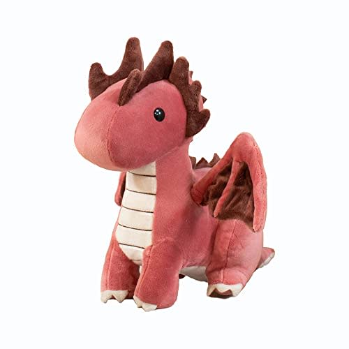 Bellzi Fire Dragon - Cute Stuffed Animal Plush Toy - Adorable Soft Dragon Toy Plushies and Gifts - Perfect Present for Kids, Babies, Toddlers - Draggi
