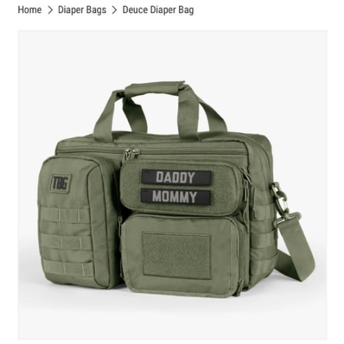 Durable Deuce Tactical Diaper Bag with Changing Mat - Lifetime Warranty – Tactical Baby Gear