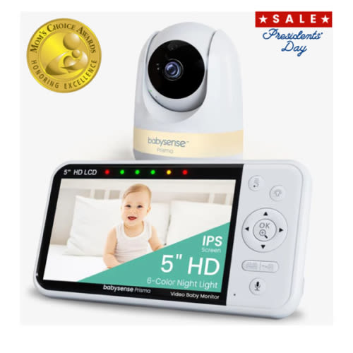 Babysense Prisma: Video Baby Monitor with 1 Camera, Non Wifi, Split Sc