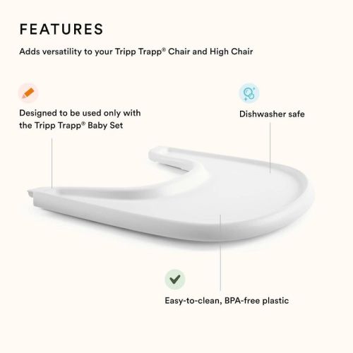 Stokke Tripp Trapp High Chair Tray - White