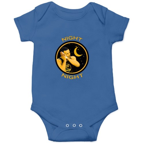 Night Night Curry Onesies Kids's Short Sleeve Onesie 12M Royal sold by BougieBsDesigns | SKU 151695592 | Printerval