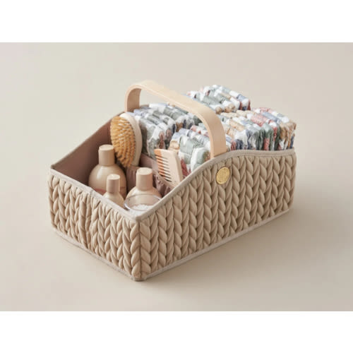 Diaper Caddy Beige