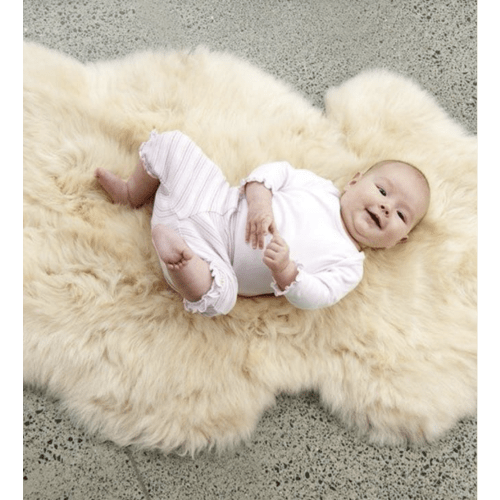 Ecowool Sheepskin Baby Rug - Long Wool