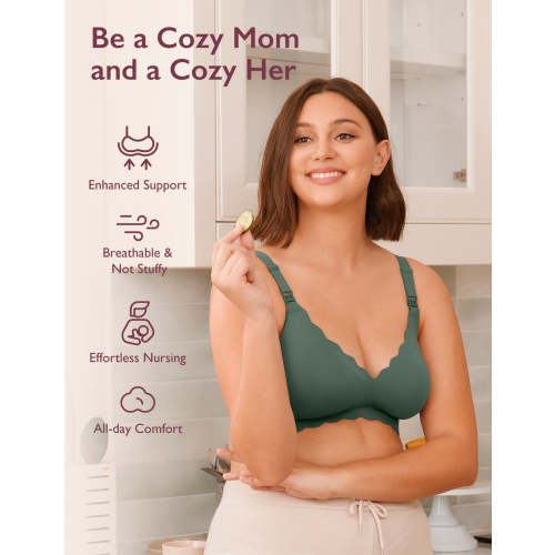 Jelly Strip - Seamless Floral Push up Nursing Bra