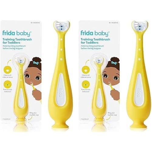 Frida Baby Training Toothbrush for Toddlers (Pack of 2)