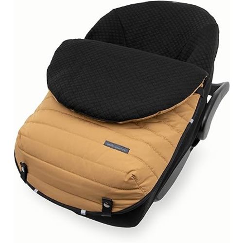 Little Unicorn Infant Car Seat Footmuff – Weather-Resistant Baby Bunting Bag with Magnetic Closure, Non-Slip Backing & Open Harness Design – Universal Fit Winter Cover for Baby Car Seat & Stroller