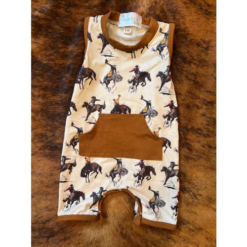 Wild ride baby romper