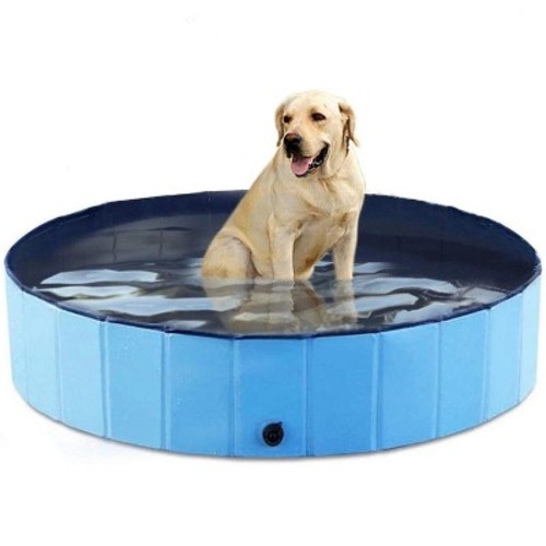 MOVSSOU Pet Dog Pool Bath Swimming Tub Foldable 32 x 8 inch
