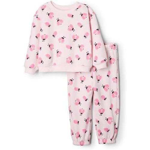 Amazon Essentials x Sofia Grainge Unisex Toddlers and Babies' Sweatshirt & Sweatpant Set