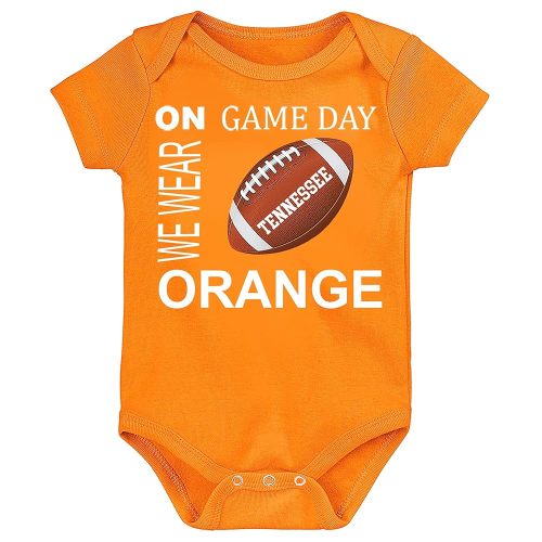 On Gameday Baby Bodysuit for Tennesse Fans - Orange