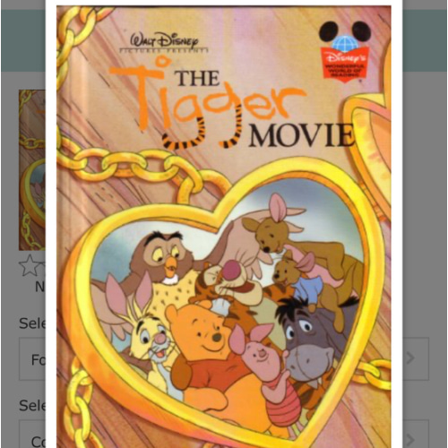 The Tigger Movie book by Walt Disney Company