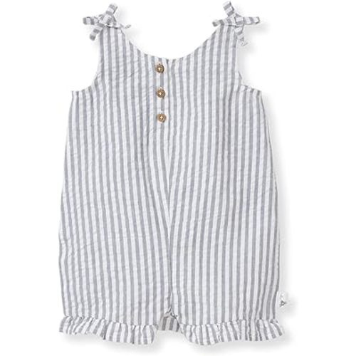 Burt's Bees Baby baby-girls Rompers, Set of 2 Bubbles, One Piece Jumpsuits, 100% Organic Cotton
