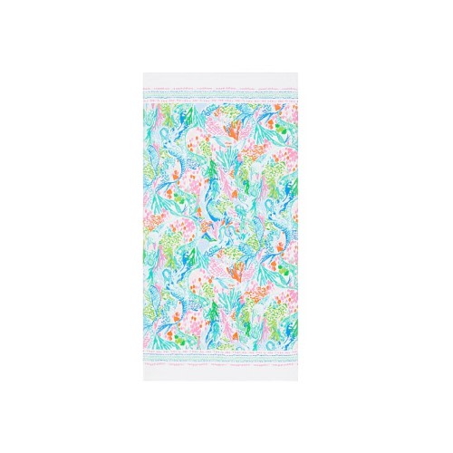 Lilly Pulitzer Mermaid Cove Bath Towel Collection
