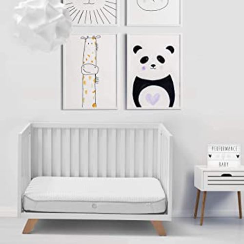 Hypoallergenic Air-X 2-Stage Infant and Toddler Breathable Crib Mattress – CertiPUR-US Certified and Airflow Certified with a Waterproof Removable and Machine Washable Cover