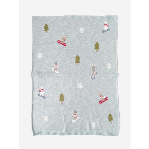 Ski Blanket | Organic Cotton | The Blueberry Hill
